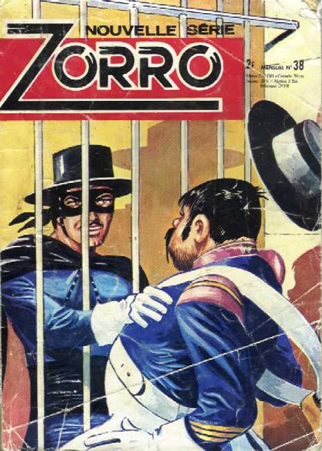 Scan de la Couverture Zorro SFPI Poche n 38